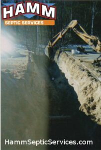 Excavation and sewer connection in Hudson, NH